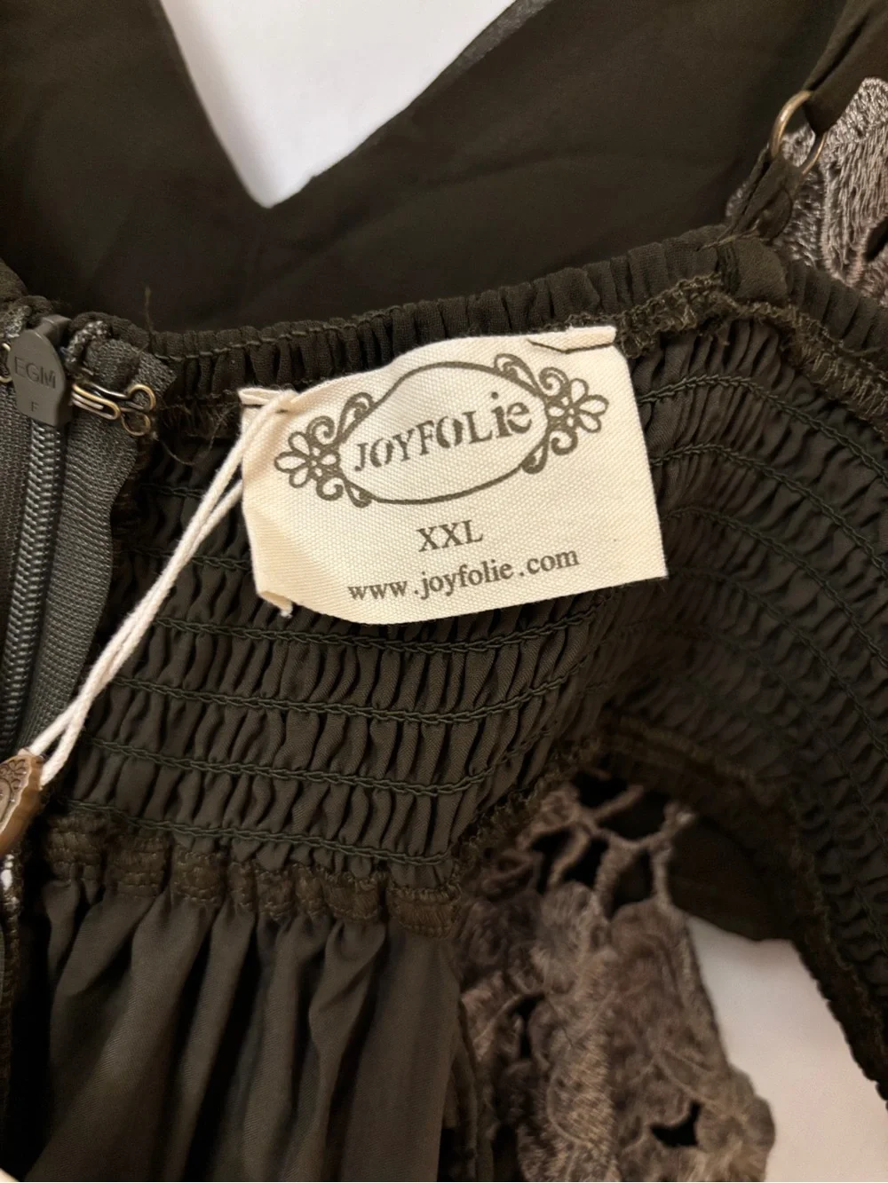 Joyfolie Mari Maxi Dress Size XXL Cottagecore Fairy Western Boho Chic Festival - Picture 12 of 16